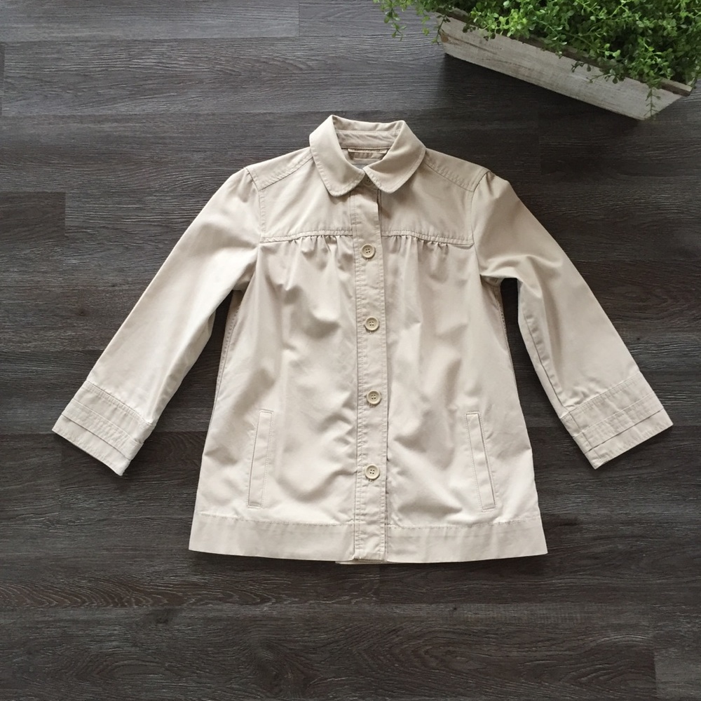 Liz Claiborne Khaki Jacket Women’s Size S 3/4 sleeves